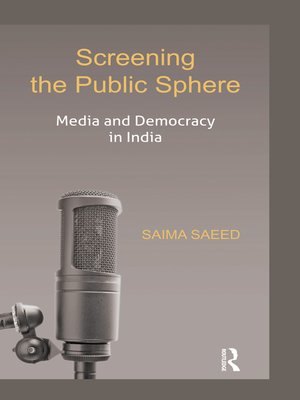 cover image of Screening the Public Sphere